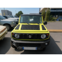 Protection capot aluminium strié 2mm noir Suzuki Jimny 2018+
