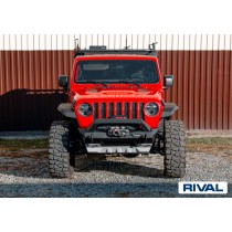 Bumper avant Rival Jeep Wrangler JK/JL Stubby compétition robuste