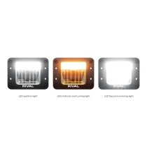 Phare LED Rival Antibrouillard & Position – Haute Performance 4x4