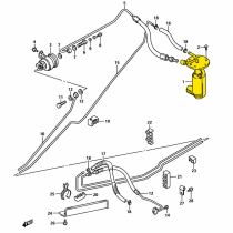 Bloc Pompe à Essence Immergée Électrique avec Support Suzuki Santana 413 Injection