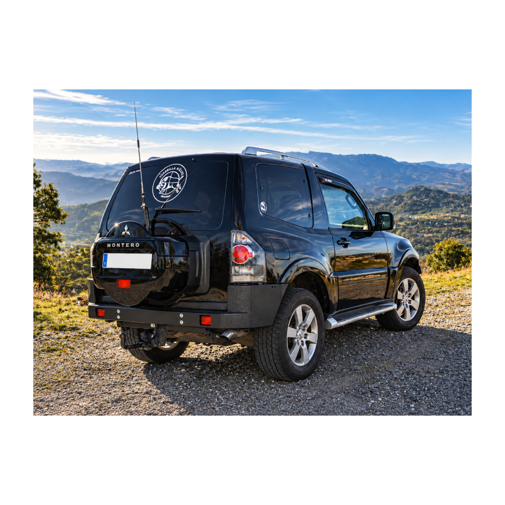 Pare-Chocs Arrière Acier BestMetal 4x4 M1 Mitsubishi Montero V80 Court