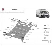 Protection Moteur Boîte Fiat Ducato 2016-2026 Acier 2,5 mm