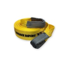 Sangle de traction 10M 12T Outback Import jaune, robuste 4x4