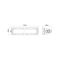 Barre LED Spot Beam 20W 1800lm Outback Import - Puissance & Fixation