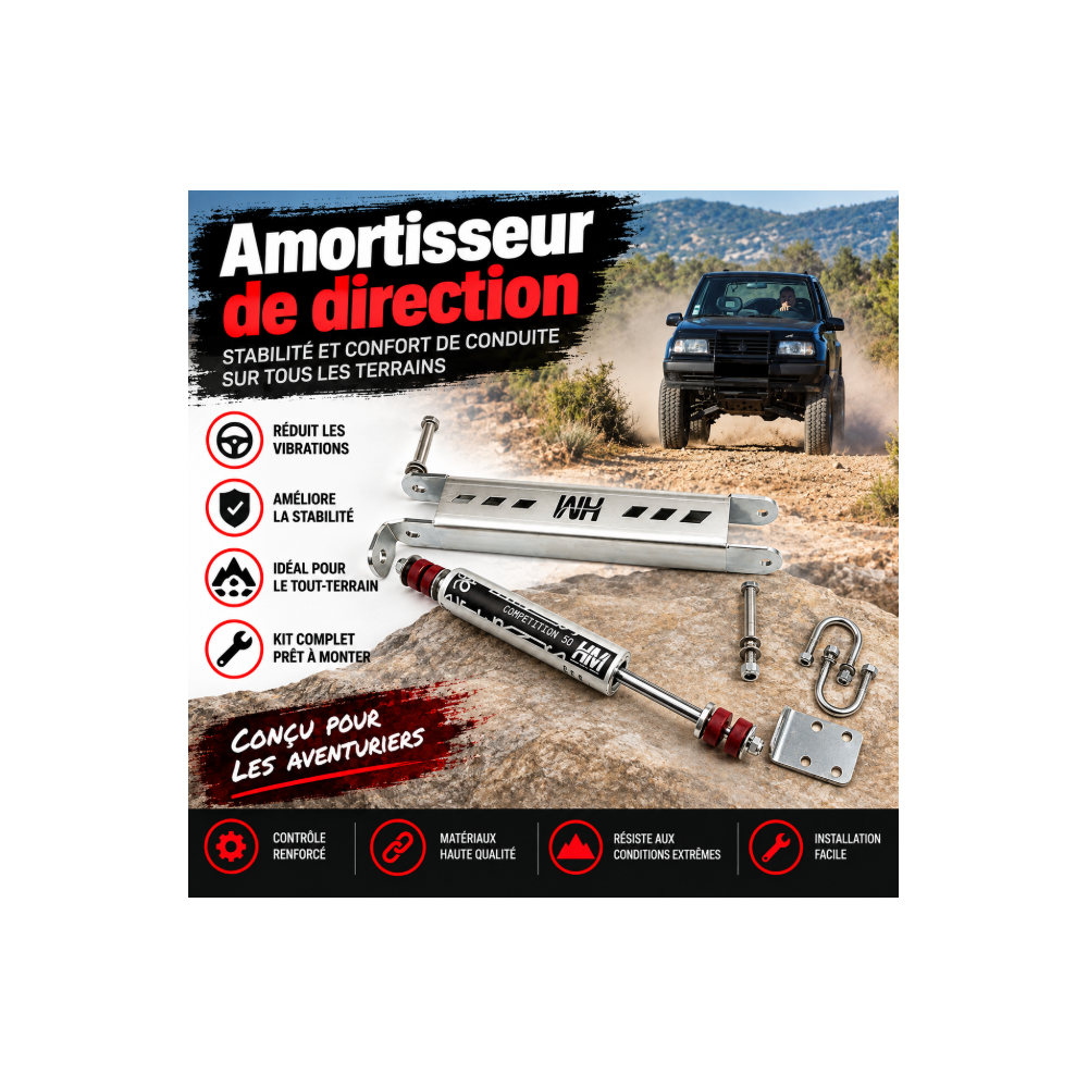 Amortisseur de direction Suzuki Vitara