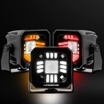 Feu Dark Drive 25W Lumidrive : Éclairage LED Blanc/Orange Puissant
