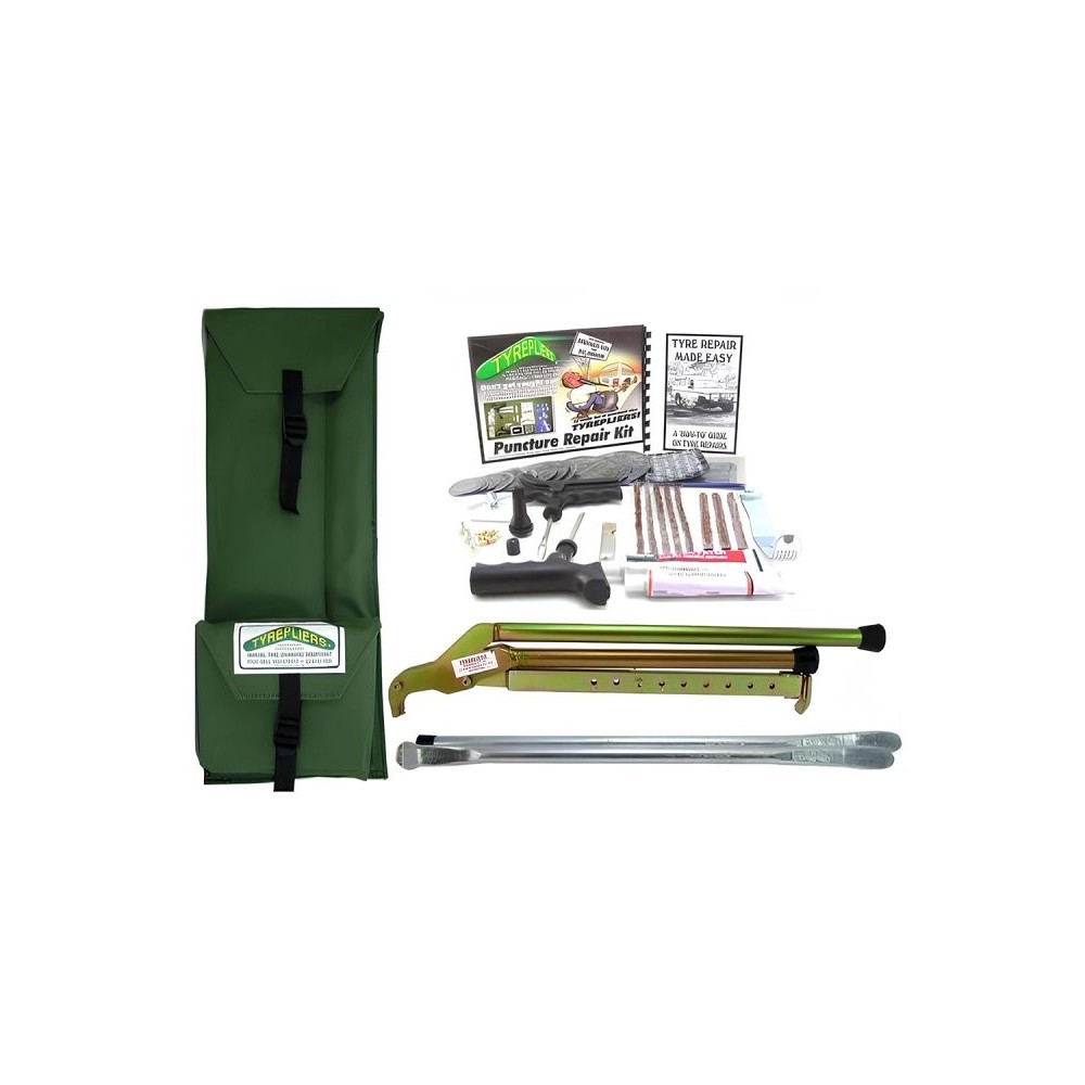Kit Décolle-Pneu Tyrepliers 4x4 4 à 19" avec Réparation