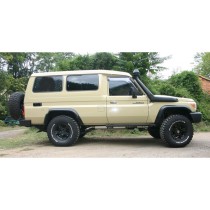 Ligne Échappement Complète Sortie Latérale Tecinox Toyota Land Cruiser HZJ78 4.2D 1999-2007