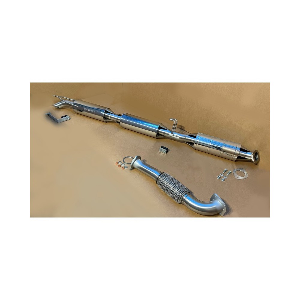 Échappement Tecinox HZJ78 moteur HDJ80 1HD-T 1999-2007