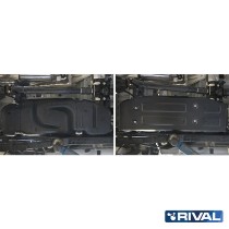 Plaque de protection acier 3mm RIVAL pour Toyota Hilux 2026+ – Bl