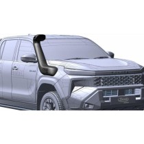 Snorkel Safari ARMAX Toyota Hilux 2026+ – Débit Max, Offroad