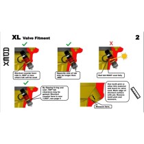 Kit valves dégonflage rapide RPV XL Apex : 5 valves pour 4x4