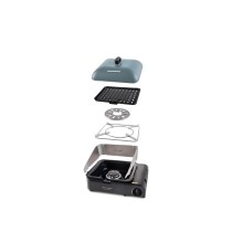 Barbecue à gaz compact Cadac Van Cook FFD Combo – Léger & nomade