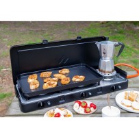 Plaque plancha Cadac 2 Cook pour réchaud – Idéale 2 & 3 brûleurs