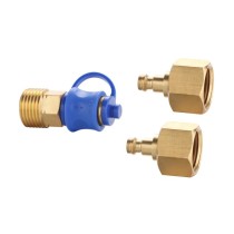 Couplage rapide double Cadac G1/2 : raccord gaz pratique et sécurisé