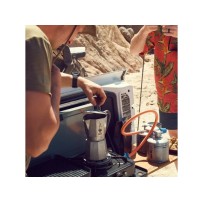 Support cafetière pour réchaud Cadac : café facile en camping