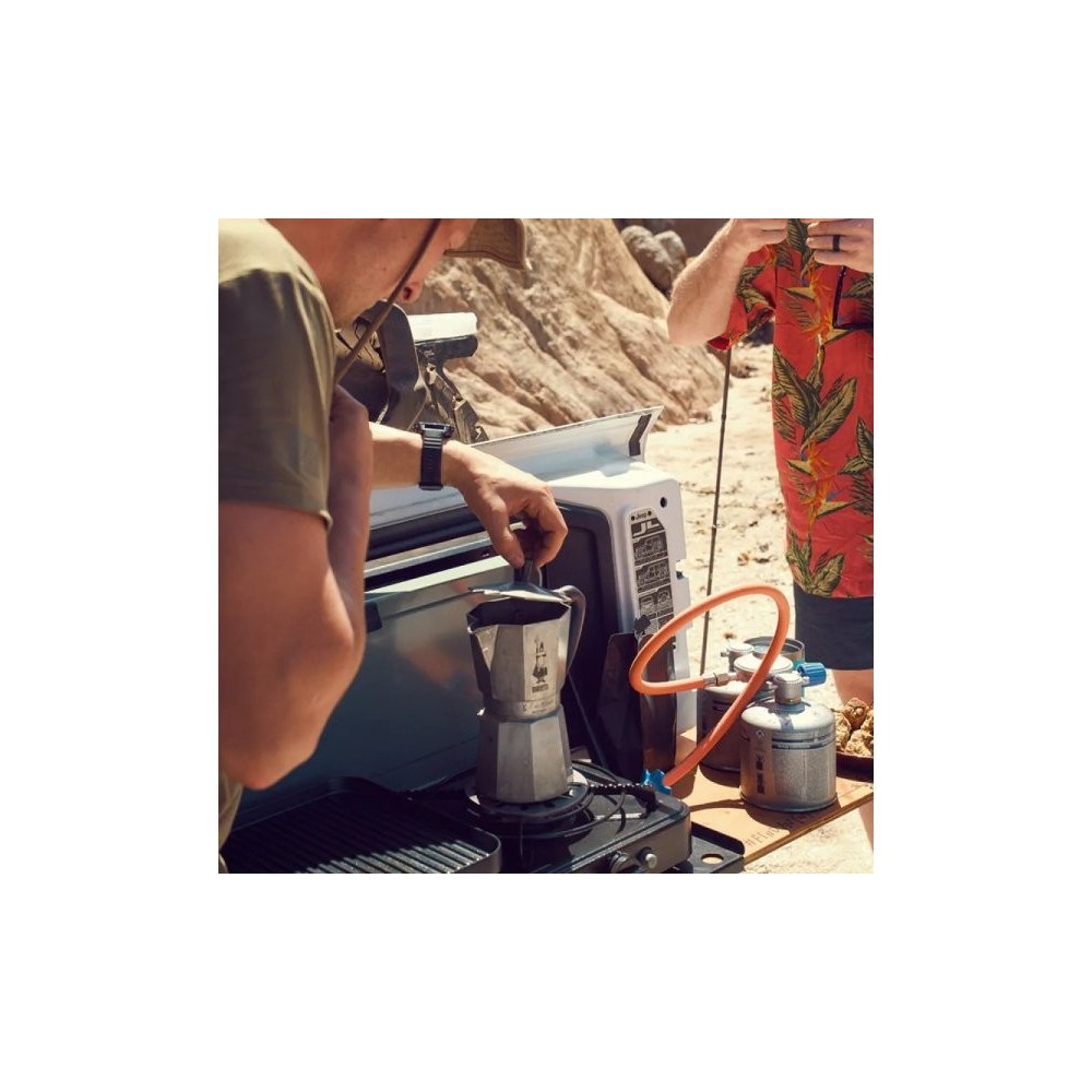 Support cafetière pour réchaud Cadac : café facile en camping