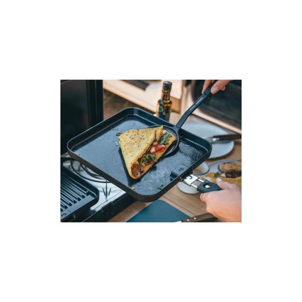 Plaque de cuisson lisse Cadac 2 Cook – Pratique, légère et nomade