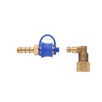 Couplage rapide coudé rotatif CADAC 8 mm – Raccord gaz sécurisé