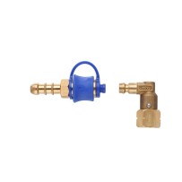 Couplage rapide coudé rotatif CADAC 8 mm – Raccord gaz sécurisé