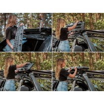 Support plaques à sable rabattable Croc Hinge – robustesse et ac
