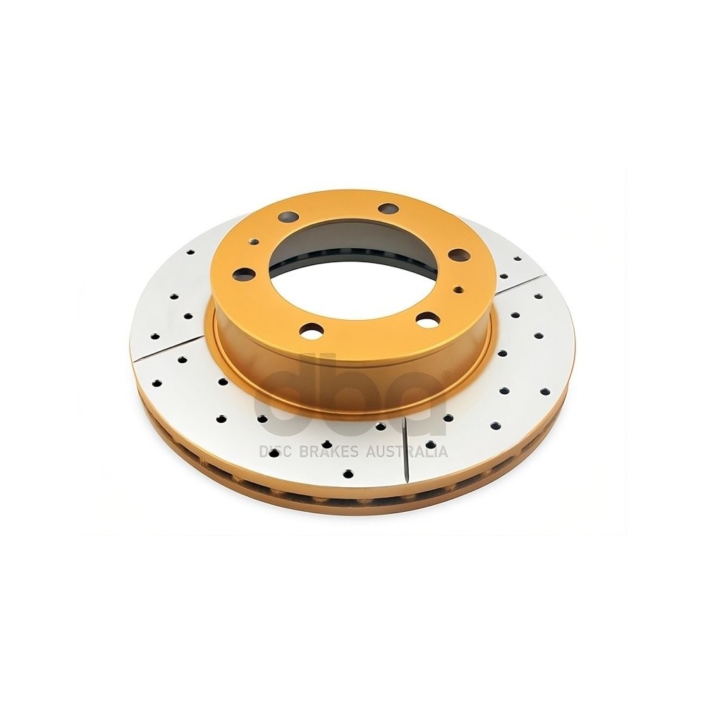 Disque frein avant rainuré percé DBA Toyota Hilux Ø297mm – Pui