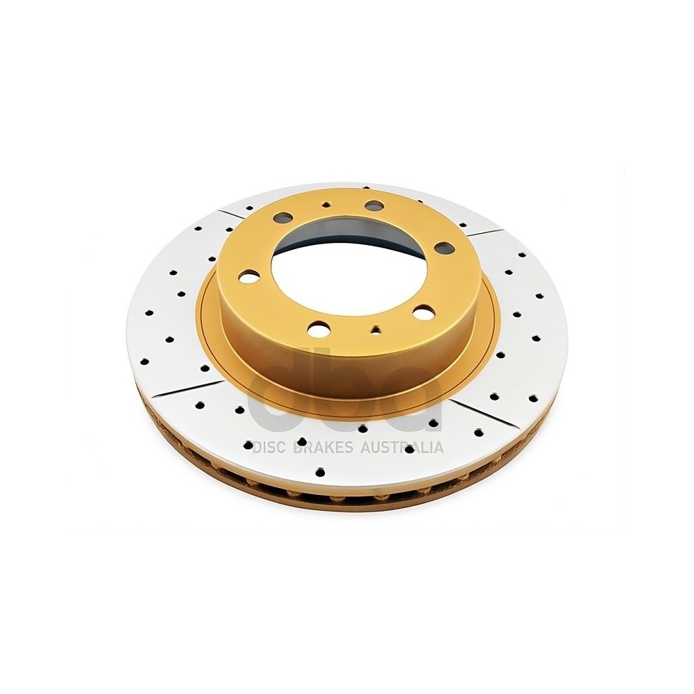 Disque de frein avant rainuré percé DBA Ø319mm pour Toyota Hilux