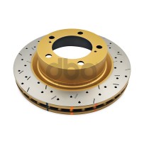 Disque de frein avant rainuré percé DBA Toyota VDJ200 – Perform