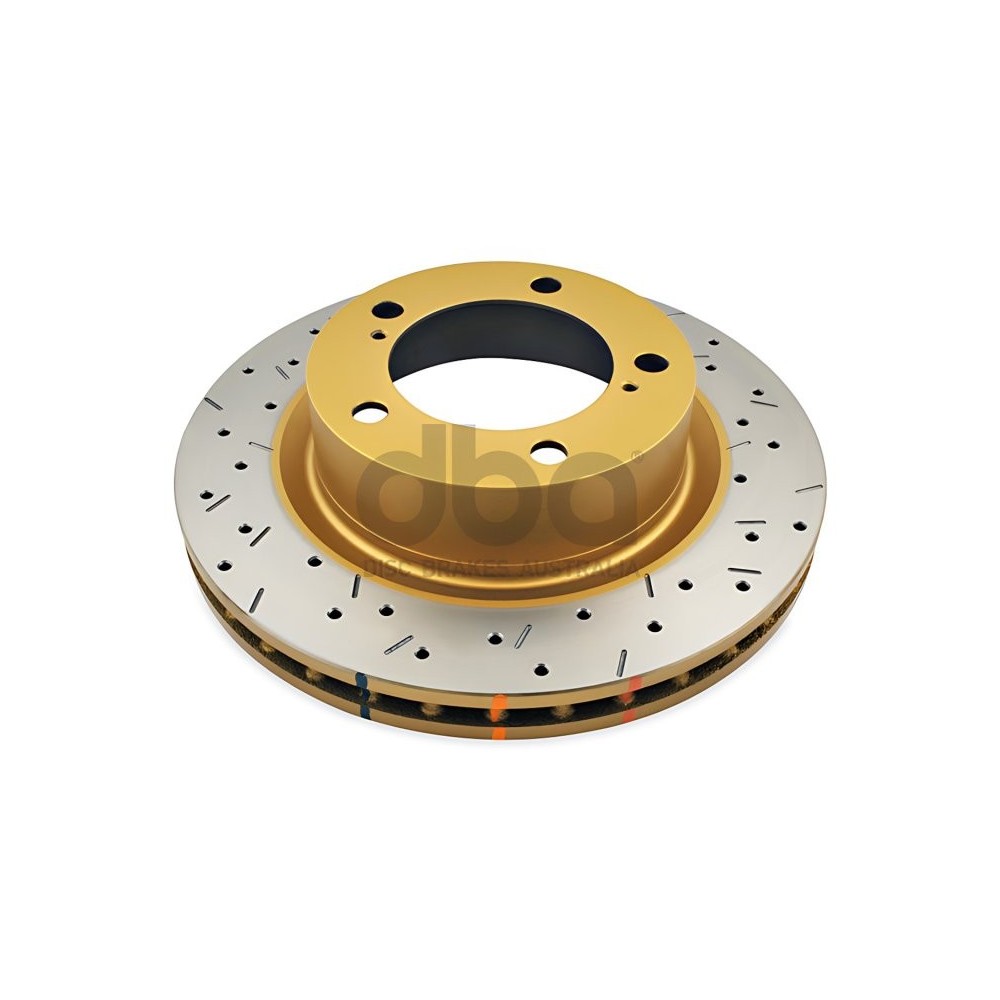 Disque de frein avant rainuré percé DBA Toyota VDJ200 – Perform