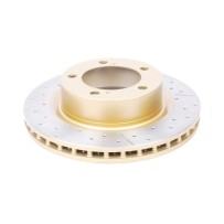  Disque frein avant rainuré percé DBA pour Toyota Land Cruiser 