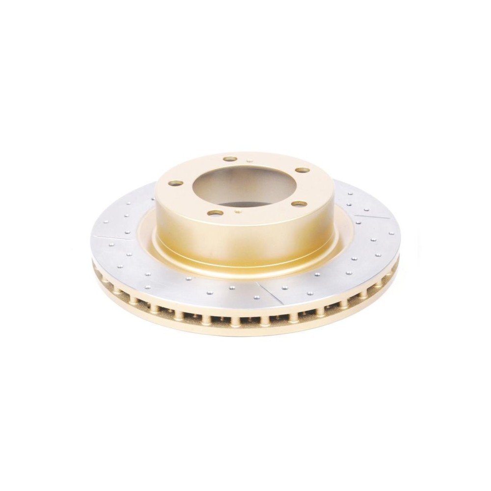  Disque frein avant rainuré percé DBA pour Toyota Land Cruiser 