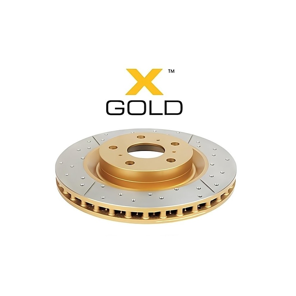 Disque frein avant rainuré percé DBA 296mm Navara D40 Pathfinder 
