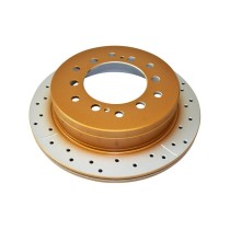 Disque de frein arrière rainuré percé DBA pour Land Cruiser – 