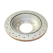 Disque de frein arrière rainuré percé DBA pour Land Cruiser – 