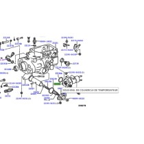 Couvercle temporisateur Denso 2LT2 neuf pour pompe à injection