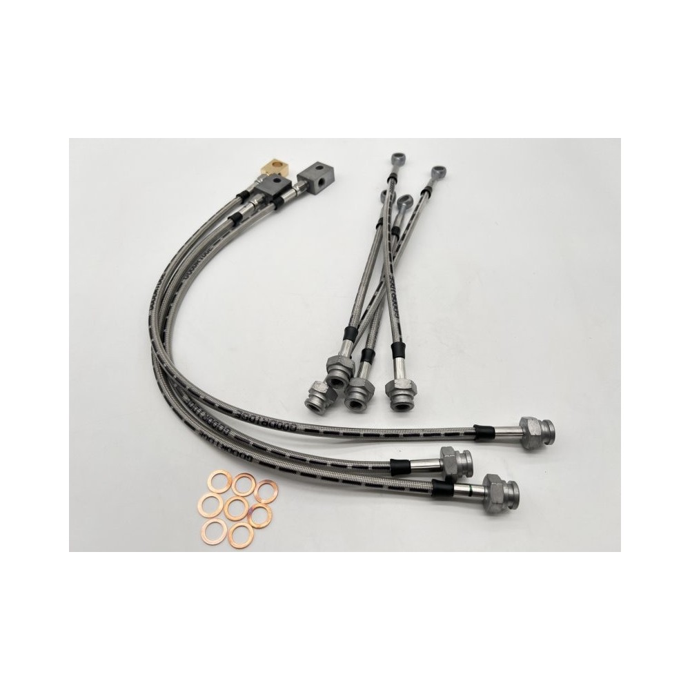 Kit durites frein inox aviation Nissan Patrol GR Y61 - Goodridge