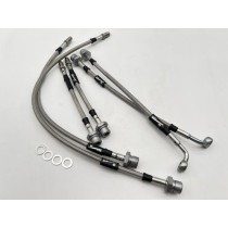 Durites de frein aviation inox HZJ73 KZJ73 - Kit complet 4x4 fiable