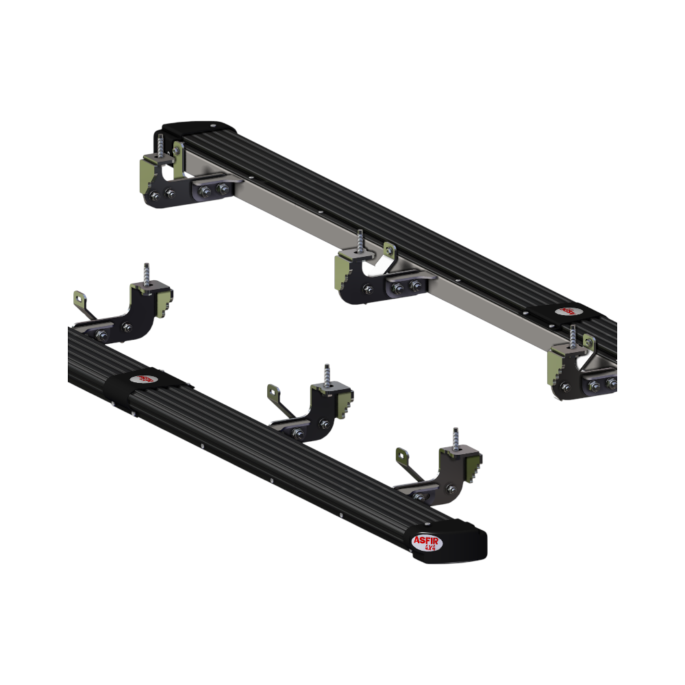 Marchepieds Noirs Jeep Gladiator JT Rubicon 3.6 V6 Essence 284 ch – 2019+