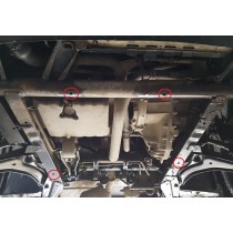 Blindage Moteur Boîte Mercedes Vito W638 1996-2003 Acier 2 mm