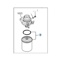 Filtre à carburant Isuzu DMax 2007-2012, qualité origine