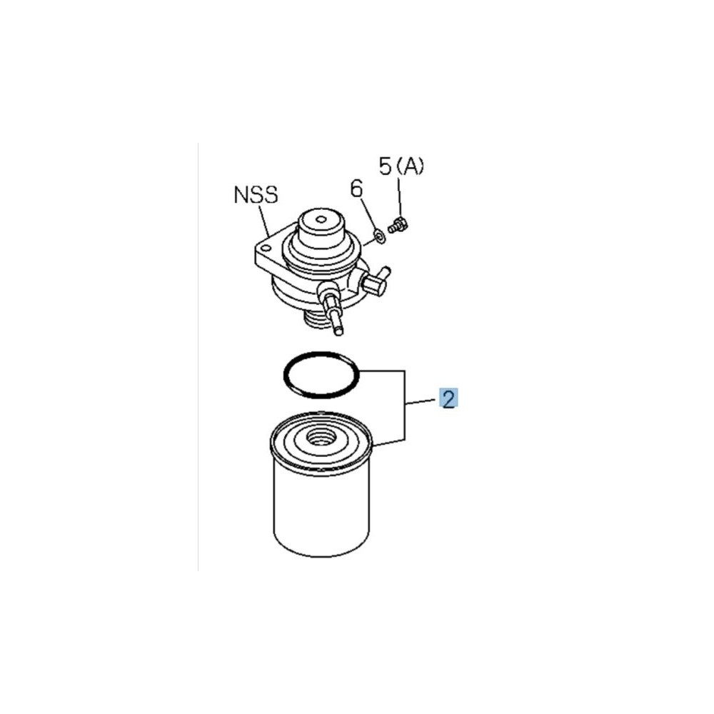 Filtre à carburant Isuzu DMax 2004-2006 origine pas cher