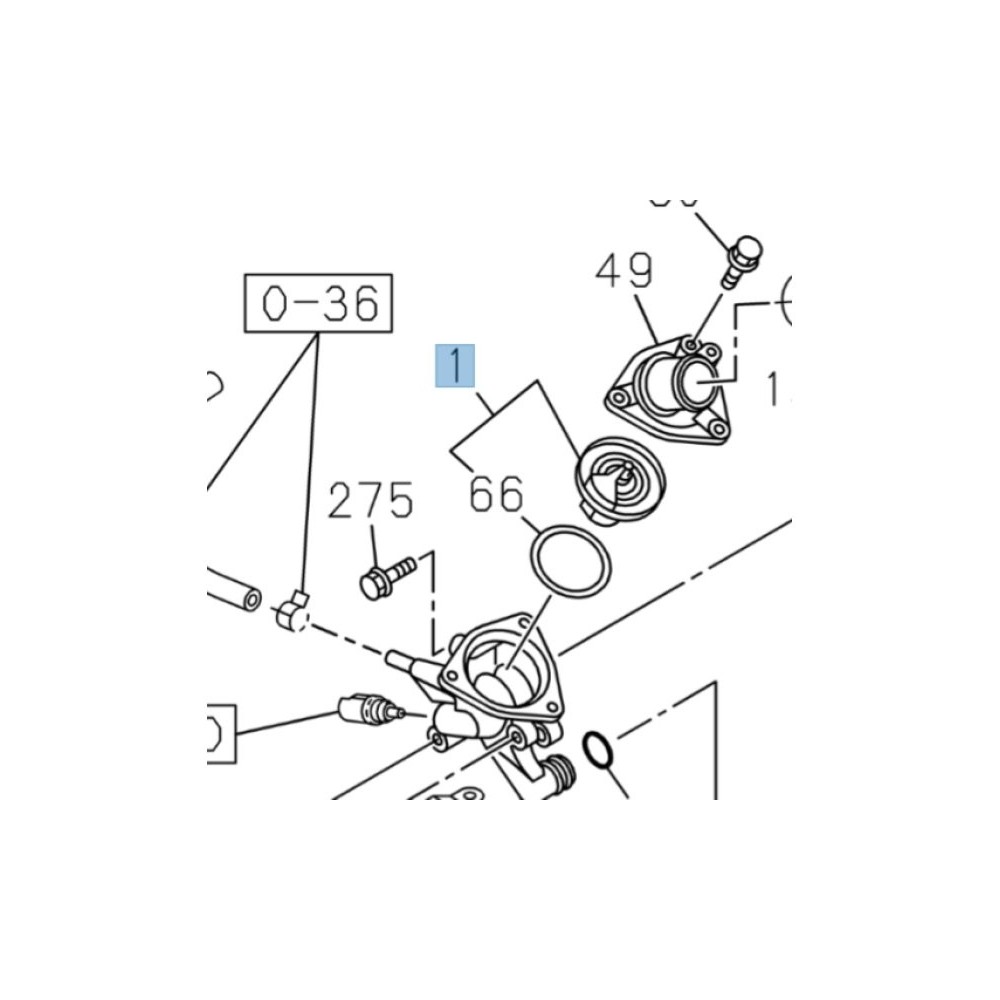 Kit Thermostat + Joint Isuzu D-Max II/III 2017+ Origine, Fiabilité