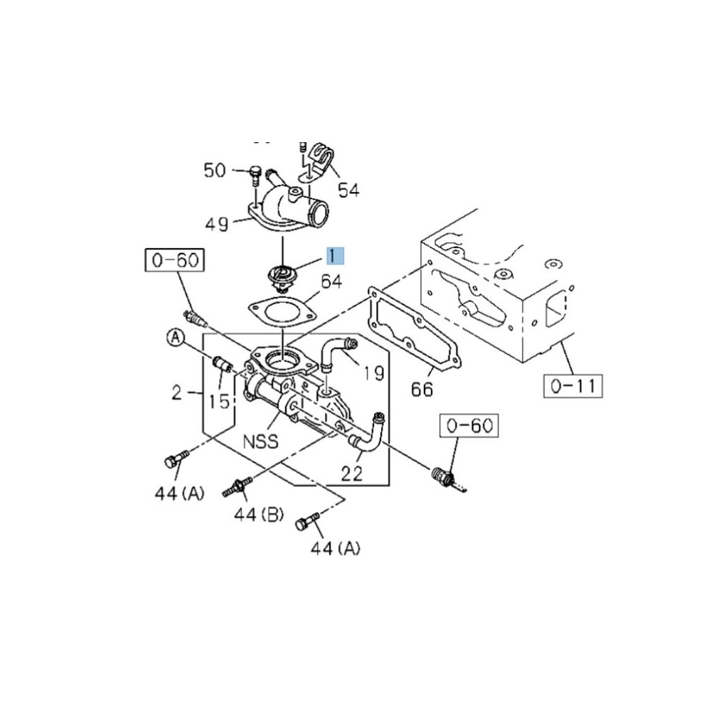 Kit Thermostat + Joint Isuzu DMax 2004-2006 | Pièce d’Origine