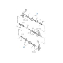  Cardan avant complet Isuzu DMax III 2020+ origine constructeur 