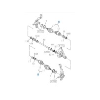  Cardan avant complet Isuzu DMax III 2020+ origine constructeur 