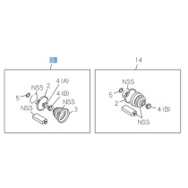 Kit soufflet cardan avant Isuzu D-Max III 2020+ origine constructeur