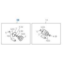Kit soufflet cardan avant Isuzu D-Max III 2020+ origine constructeur