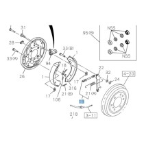 Kit ressort gauche arrière Isuzu DMax II & III 2012-2026, origine