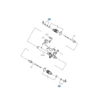 Paire de rotules direction Isuzu DMax 2007-2023 – Qualité origine