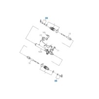 Paire de rotules direction Isuzu DMax 2007-2023 – Qualité origine